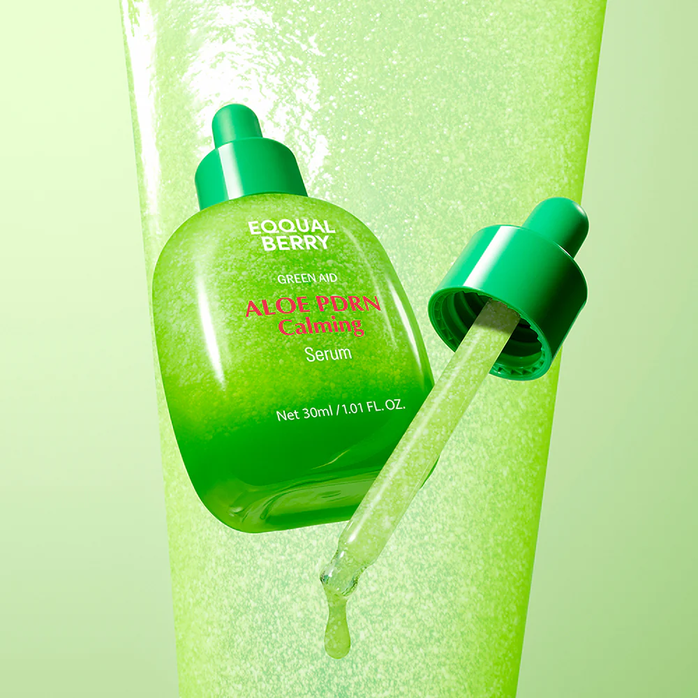eqqualberry green aid aloe pdrn calming serum 30ml