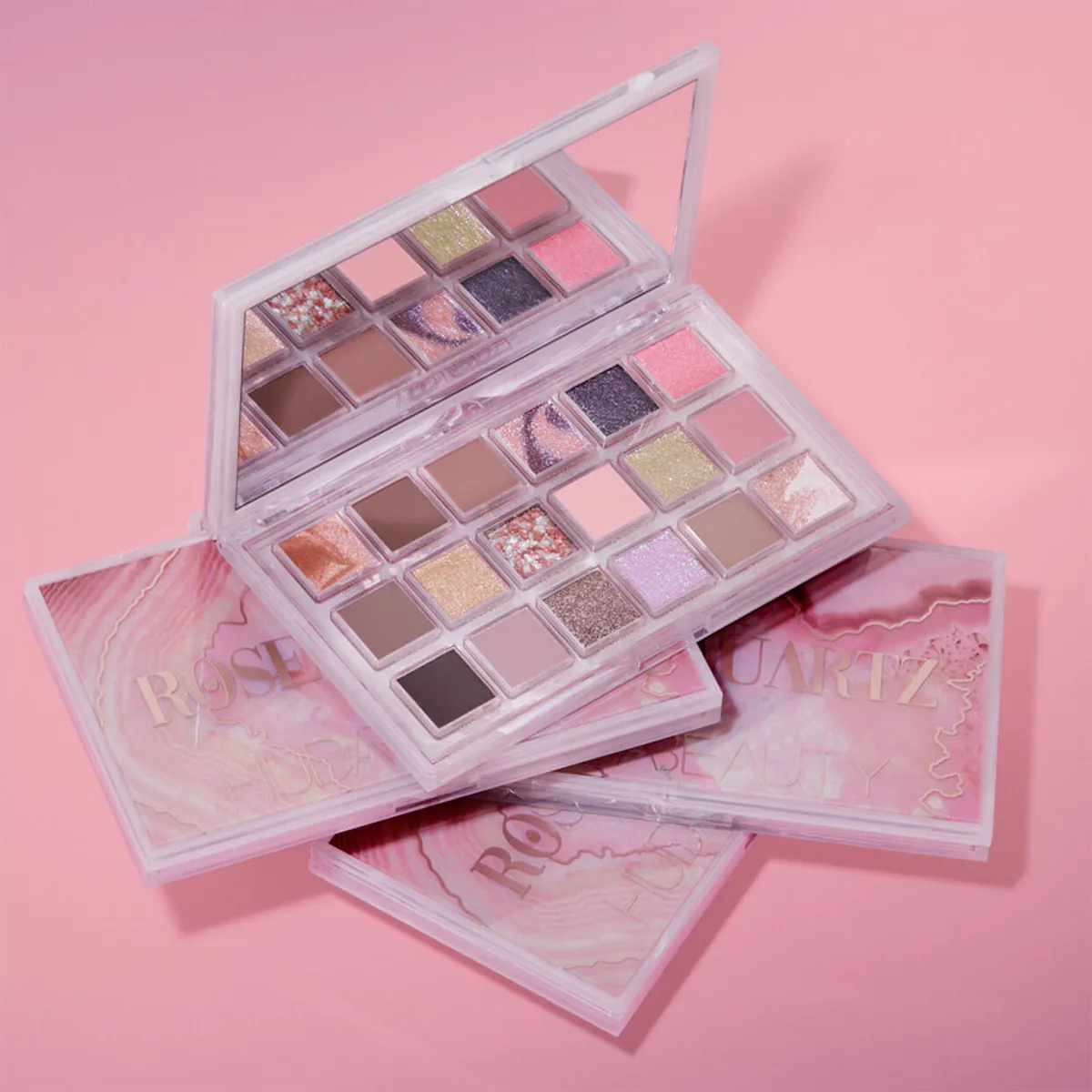 huda beauty rose quartz eyshadow palette 17.35g